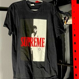 Large supreme Scarface tee. Exceptionally rare and in good condition.